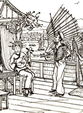 drawing by Stan Hugill from <b>Sailortown</b>, p. 55